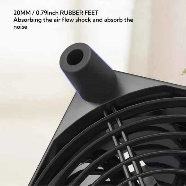Alt view image 5 of 5 - 5V Quiet Dual USB Cooling Fan 120mm with 1200mm Cable,38CFM Airflow Cooling for Router, Computer, Mac Mini, PlayStation, Rack DIY Audio Video Network Cabinet Server Cooling Project