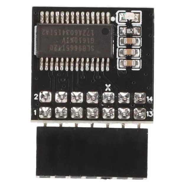Alt view image 5 of 6 - TPM 2.0 Module with 14 Pin, TPM 2.0 Encryption Security Module for ASUS Motherboard Compatible with Win11