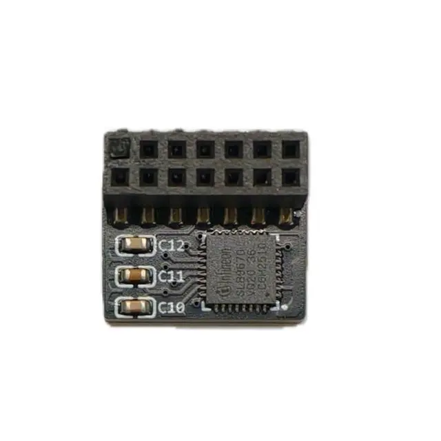 Alt view image 2 of 2 - TPM-SPI Module with 14-1Pin, TPM 2.0 Encryption Security Module for ASUS Motherboard