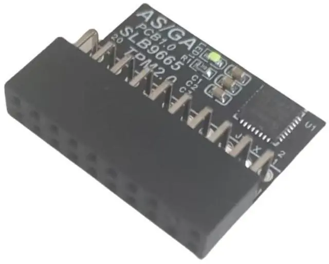 Alt view image 6 of 6 - TPM 2.0 Encryption Security Module with 20-1 pin Compatible with Windows 11 for GIGABYTE Motherboard/ASUS Motherboard