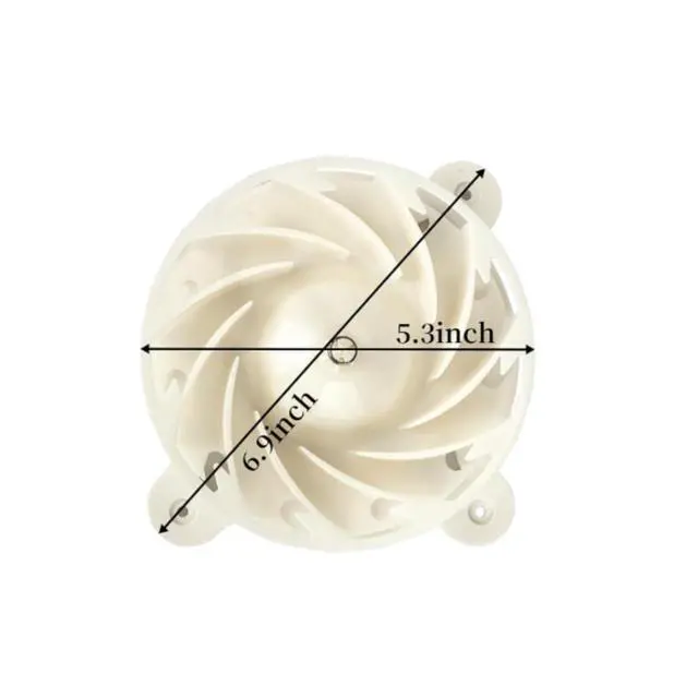 Alt view image 3 of 7 - DA31-00342A Refrigerator Evaporator Fan Motor for Samsung Refrigerator Replaces EAP12590899,4982090, ARES2130RA, AP6803165, PS12590899