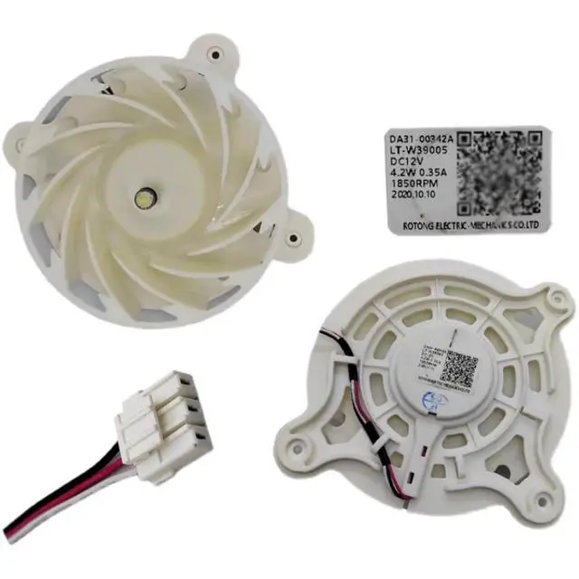 Alt view image 2 of 7 - DA31-00342A Refrigerator Evaporator Fan Motor for Samsung Refrigerator Replaces EAP12590899,4982090, ARES2130RA, AP6803165, PS12590899