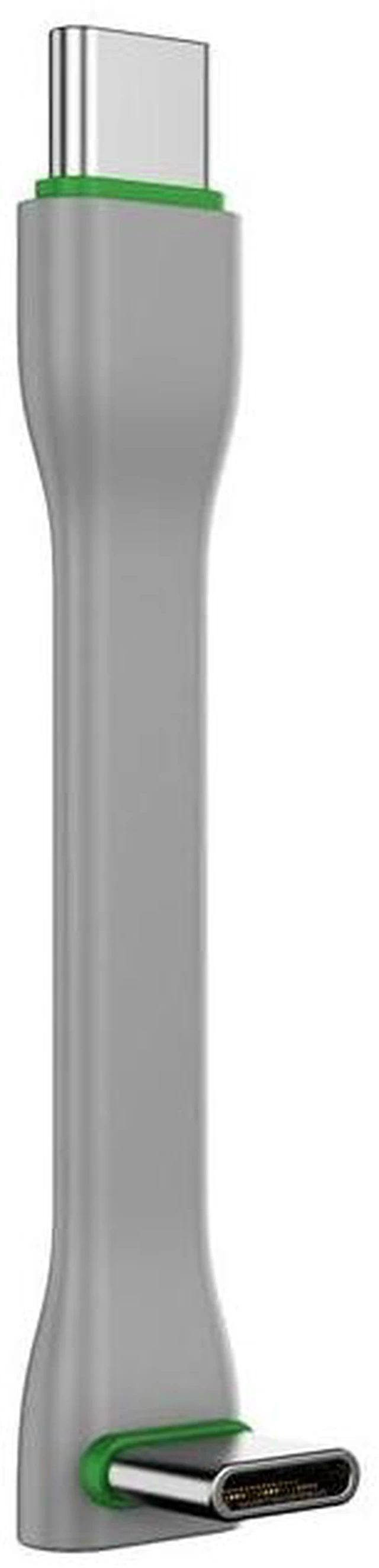 Main image of JY-CC 90° USB-C to USB-C Transmission Cable 40G/20G Data Transfer for Laptop Tablet (PD240W+8K,Grey,74mm)