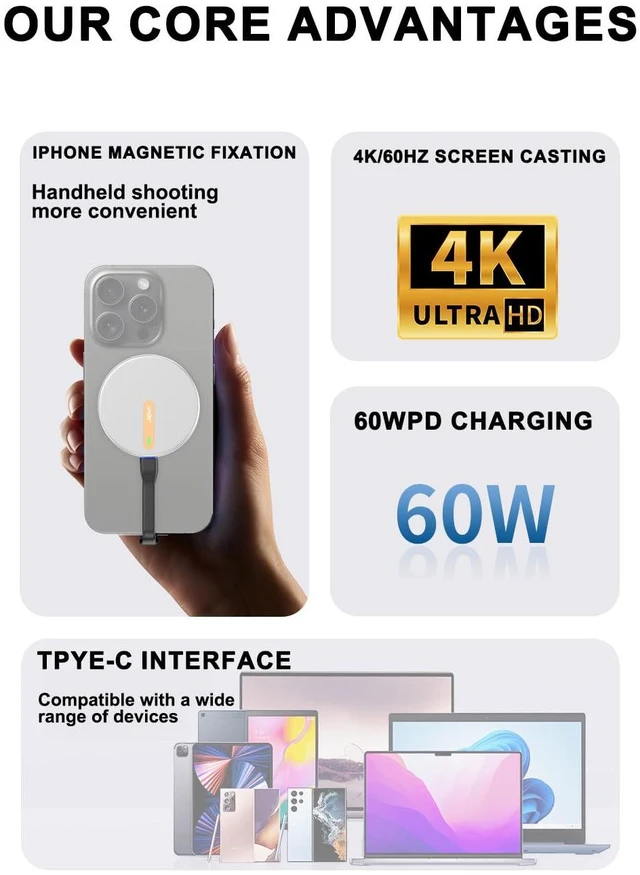 Alt view image 3 of 7 - JY-CC 90° USB-C to USB-C Transmission Cable 40G/20G Data Transfer for Laptop Tablet (PD60W+4K,Grey,74mm)