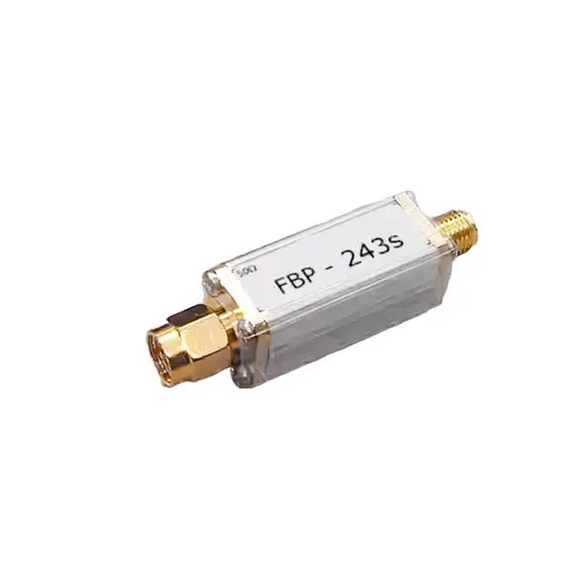 Main image of FBP-243s 243.95MHz Saw Bandpass Filter Centre Frequency 300KHz with SMA Connector for Aviation Emergency Band