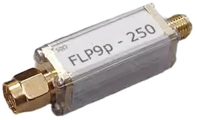 Main image of Flat Passband 9th Step Low Pass Filter SMA Connector Female to Male Interface Discrete LC Components Small Size (250MHz)