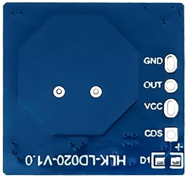 Alt view image 4 of 4 - HLK-LD020 5.8G Motion Sensing Module Ra·DAR Sensor 2.0/2.54mm Hole Spacing for Embedded Hidden Installation (1Piece)