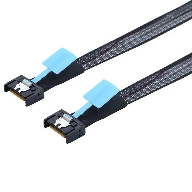 Alt view image 6 of 6 - Gen5 PCIE MCIO Slimline SFF-8654 4i to MCIO 4i Server Data Connection Cable High-Speed Support PCIe4.0 PCIe5.0 (50cm)