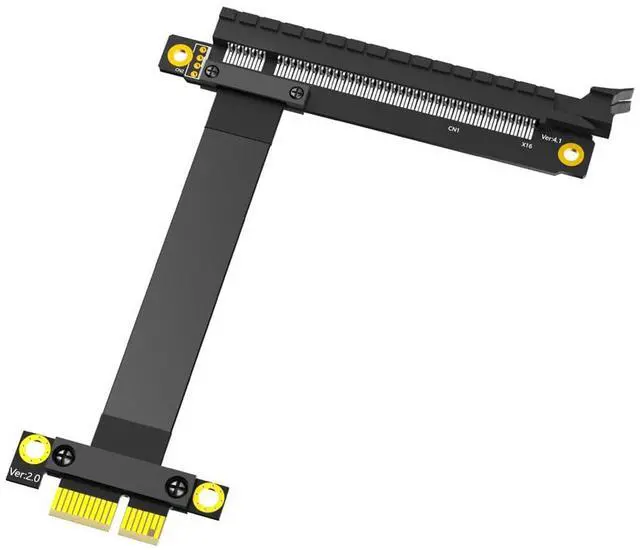 Main image of PCI-E 16X to 1X Extension Cable PCIe 3.0 8Gbps High Speed Flexible Adapter Gen3 for 1U/2U Chassis 25CM (16X to 1X)
