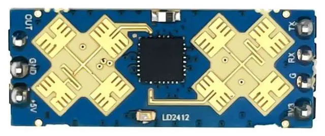 Alt view image 7 of 7 - LD2412 24G Human Presence Sensing Ra¡¤DAR Module Wide Angle + Long Range Millimeter Wave Sensor 0.75-9m (Single Module,5Pcs)