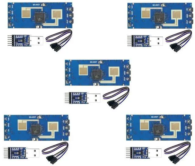 Main image of LD2412 24G Human Presence Sensing Ra¡¤DAR Module Wide Angle + Long Range Millimeter Wave Sensor 0.75-9m (Module Kit,5Pcs)