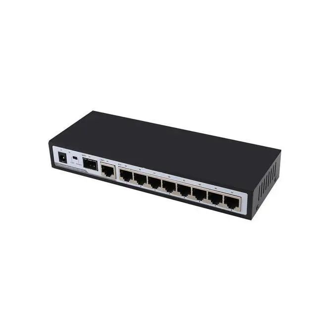 Alt view image 2 of 4 - TXE301 Gigabit Optical Ethernet Desktop Switch Up to 250m Data Transmission Support 9 10/100/1000Mbps RJ45 Port + 1 1000Mbps SFP Port (US Version)