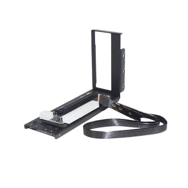 Alt view image 2 of 7 - GEN4 M.2 M Key NVMe External Graphics Card Bracket with PCIe 4.0 x4 Full Speed Riser Cable for Graphics Card Above 1660 (50cm)