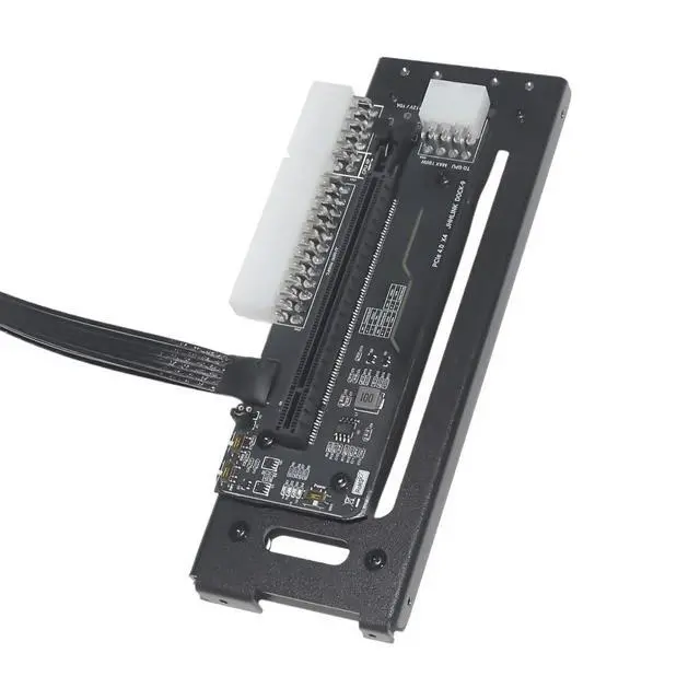 Alt view image 5 of 7 - GEN4 M.2 M Key NVMe External Graphics Card Bracket with PCIe 4.0 x4 Full Speed Riser Cable for Graphics Card Above 1660 (50cm)