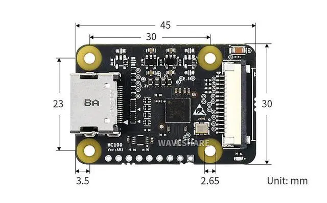 Alt view image 7 of 7 - HDMI to CSI Adapter for Raspberry Pi Series Board up to1080p@30fps Support from HDMI Input Backward Compatible