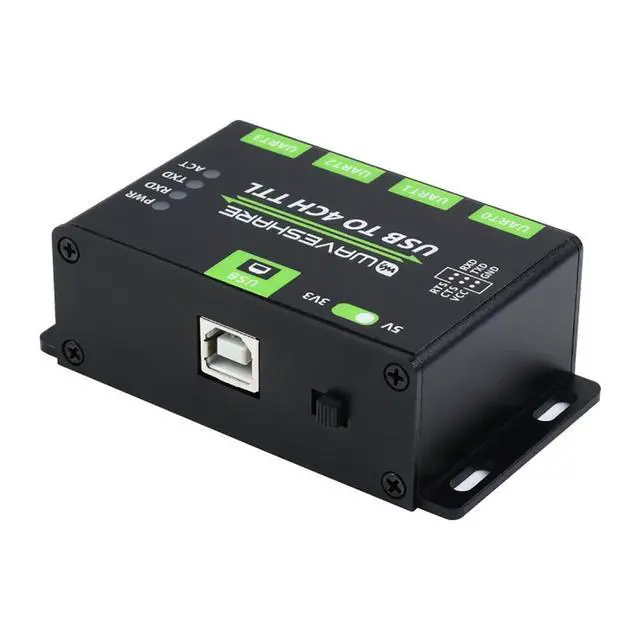 Alt view image 4 of 7 - Industrial USB to 4CH TTL (UART) Converter, USB to UART, Stable Transmission