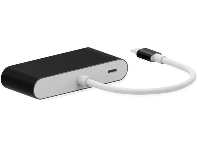 Alt view image 5 of 6 - Lightning to VGA/HDMI/AV Adapter High Definition Conversion TV Projector Adapter