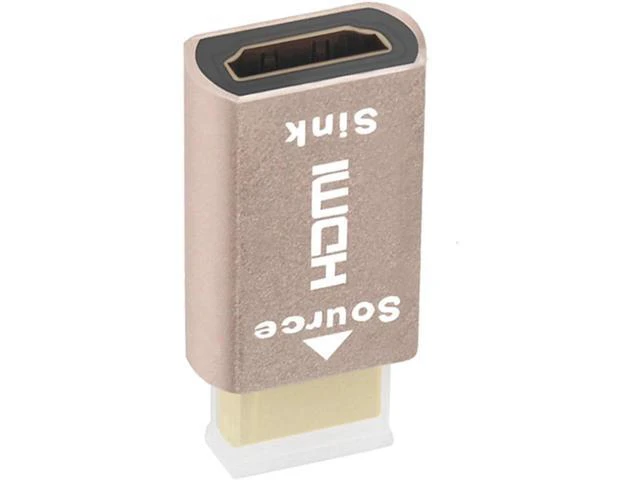 Alt view image 4 of 6 - 6X HDMI Lock Screen Signal Holder KVM HDMI2.0 Virtual Adapter EDID DDC Dummy Plu