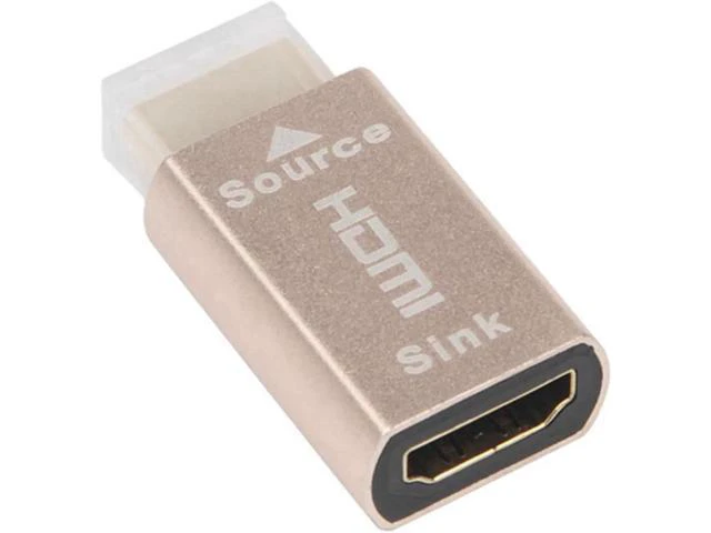 Alt view image 6 of 6 - 6X HDMI Lock Screen Signal Holder KVM HDMI2.0 Virtual Adapter EDID DDC Dummy Plu