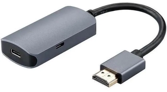 Main image of 4K 60Hz HDMI Male to USB-C Female Adapter Type C USB 3.1 Monitor Input to HDMI-O