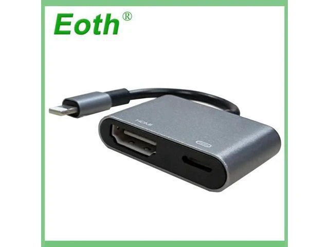 Alt view image 2 of 6 - Lighting to HDMI Digital AV Adapter for iPhone Lightning to HD TV Audio Video HD