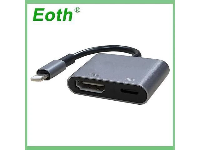 Alt view image 6 of 6 - Lighting to HDMI Digital AV Adapter for iPhone Lightning to HD TV Audio Video HD