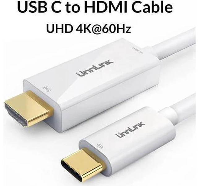 Main image of USB C HDMI Cable Type C to HDMI Adapter UHD 4K@60Hz Thunderbolt 3 for MacBook Pr