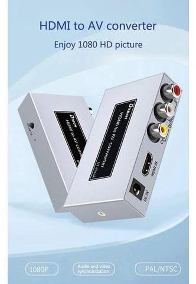 Main image of Video Dtech Hdmi to RCA AV Adapter Converter 4K hdmi to rca converter