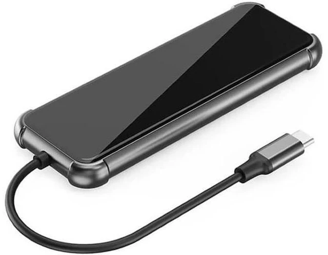 Alt view image 5 of 6 - Aomoproing 6 in 1 USB Type C HUB with to 4K@30Hz HDMI-Compatible USB 3.0 SD/TF M