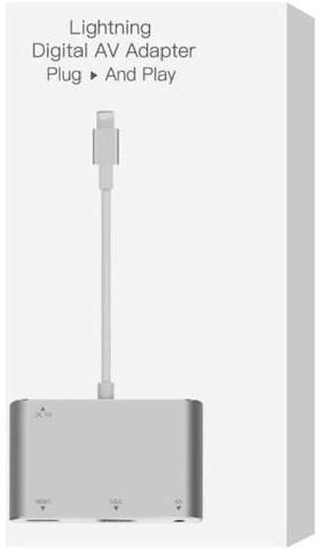 Alt view image 3 of 6 - Converter For Lightning To VGA HDMI Converter Digital AV TV Cable Adapter For Ap