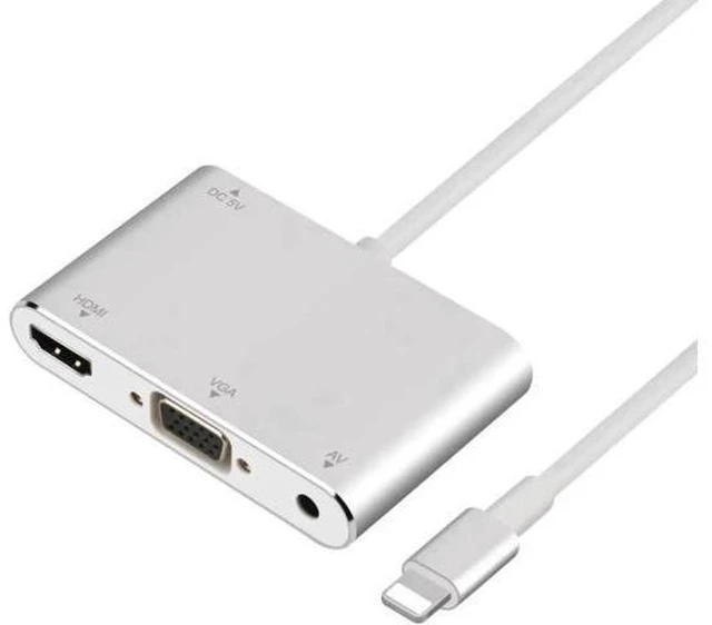 Main image of Converter For Lightning To VGA HDMI Converter Digital AV TV Cable Adapter For Ap