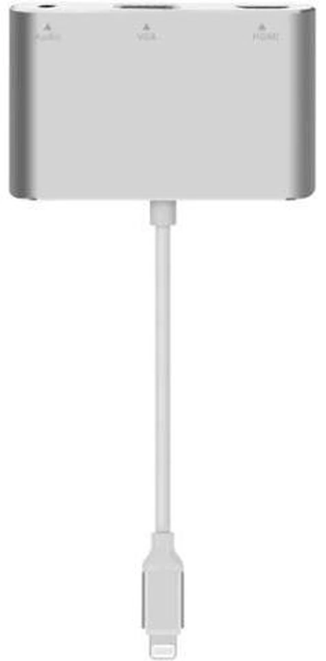 Alt view image 5 of 6 - Converter For Lightning To VGA HDMI Converter Digital AV TV Cable Adapter For Ap