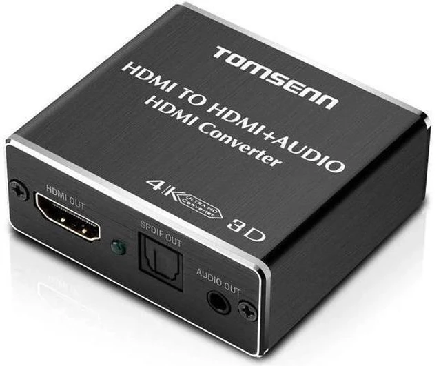 Main image of audio extractor HDMI to HDMI and Optical TOSLINK SPDIF + 3.5mm Stereo Audio Extr