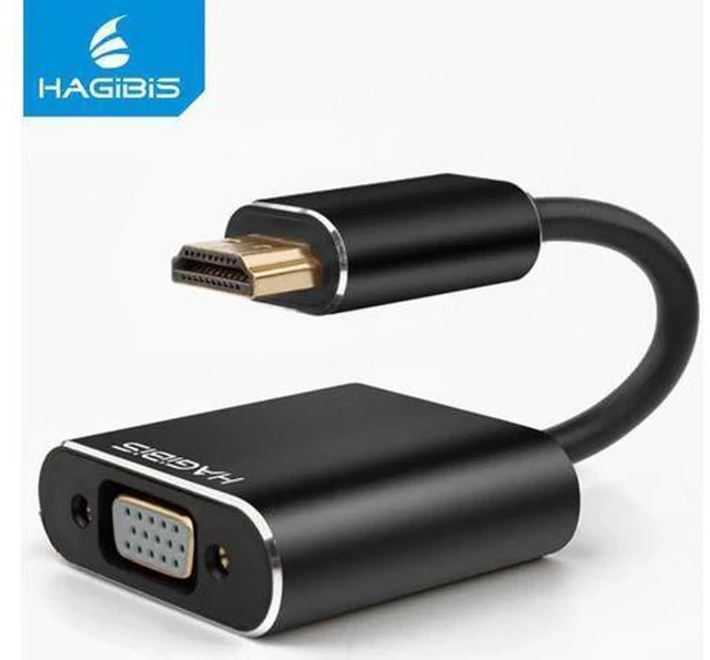 Main image of HDMI to VGA Converter Adapter Digital to Video Audio Cable HDMI VGA Connector fo