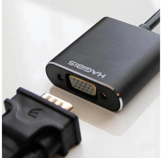 Alt view image 4 of 4 - HDMI to VGA Converter Adapter Digital to Video Audio Cable HDMI VGA Connector fo