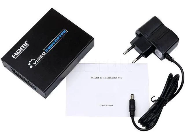 Alt view image 5 of 6 - Scart To HDMI Scaler Box SCART to HDMI Video Audio Converter Adapter 720P 1080P