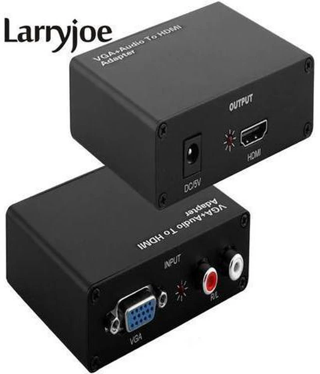 Main image of VGA+R/L to HDMI Converter With Audio VGA2HDMI 1080P HD Audio AV Adapter Connecto