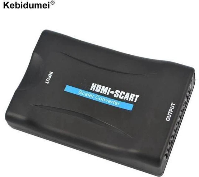 Main image of 1080P HDMI to scart Adapter Video Audio HDMI Converter scart Adapter HDMI 1.3 sc