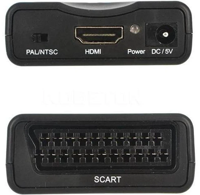 Alt view image 3 of 6 - 1080P HDMI to scart Adapter Video Audio HDMI Converter scart Adapter HDMI 1.3 sc