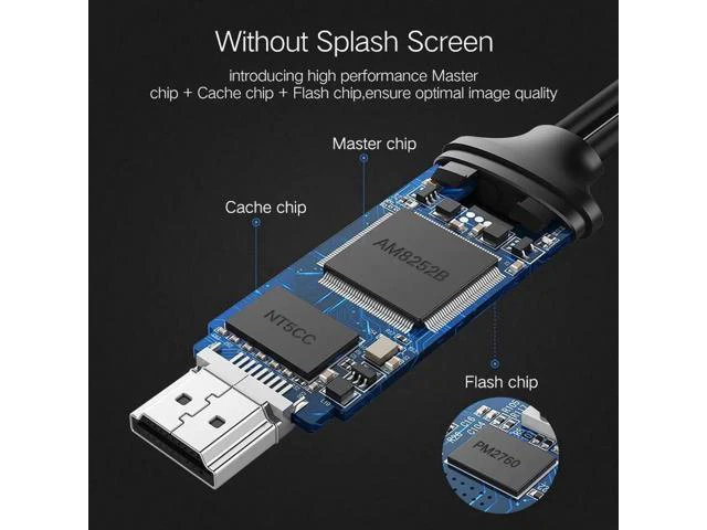 Alt view image 3 of 6 - HDMI Cable for iPhone 8 X 7 6s Plus iPad TV Android Phones to HDMI Adapter Full