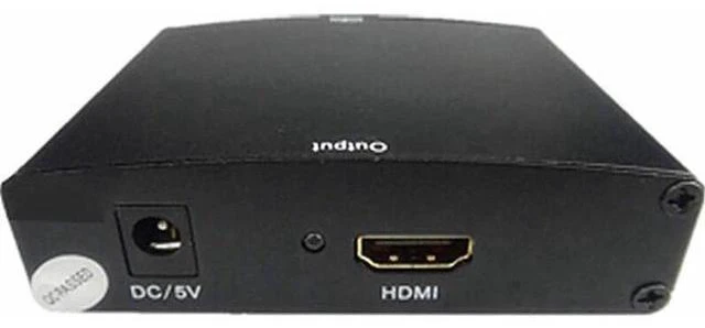 Alt view image 5 of 6 - VGA To HDMI-compatible Converter Audio Video Sync Output With AV Audio R/L Power
