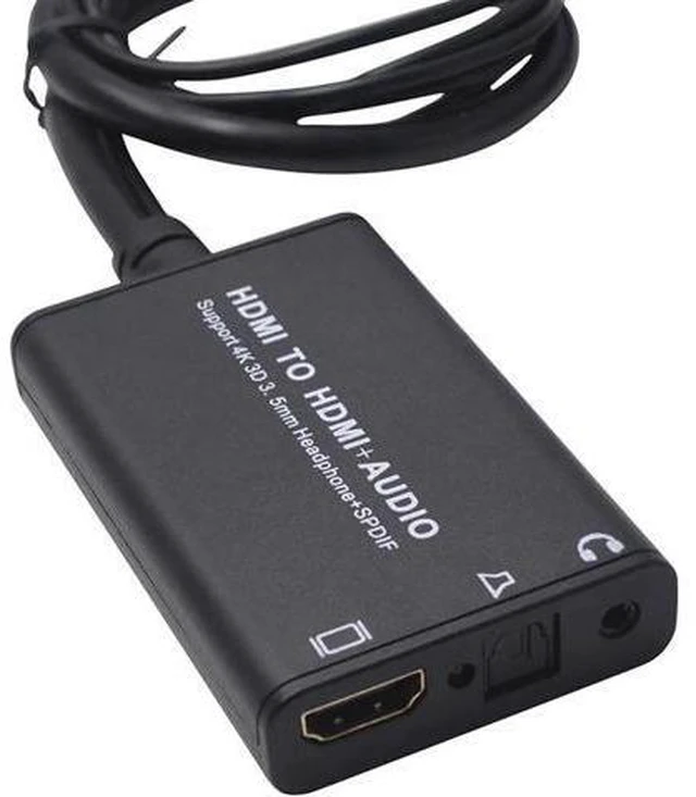Alt view image 3 of 5 - 4K 3D HDMI to HDMI+SPDIF Audio Converter adapter Cable with USB cable For Xbox 3