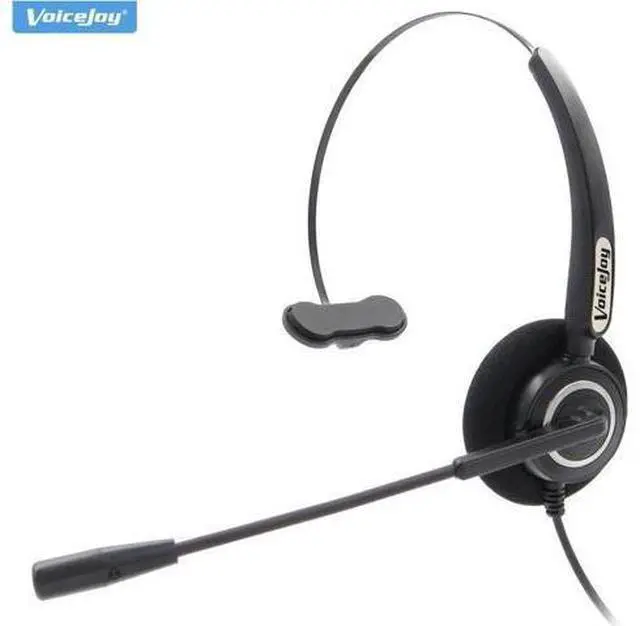 Main image of VoiceJoy office headset with RJ9 plug phone headset for AVAYA Phones
