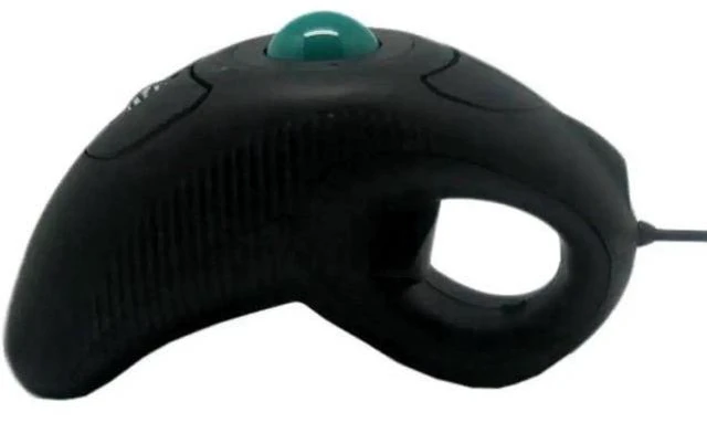 Alt view image 3 of 4 - Wired USB Handheld Mouse Finger Using Optical Track Ball Gamer Mouse