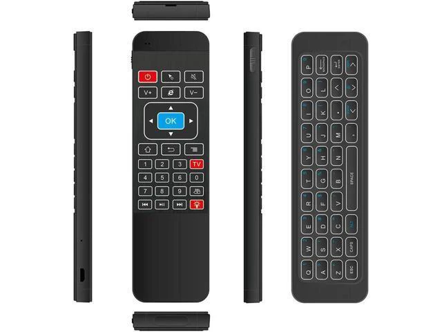 Alt view image 2 of 6 - 2.4G Backlight Air Mouse Wireless Keyboard 6-Axis Sensor Remote Contr