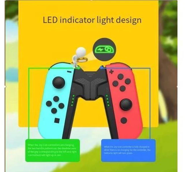 Alt view image 4 of 6 - New Nintendo Switch OLED Joy-Con controller charginggrip- NS leftand