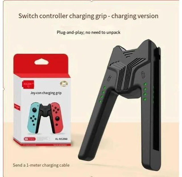Alt view image 6 of 6 - New Nintendo Switch OLED Joy-Con controller charginggrip- NS leftand