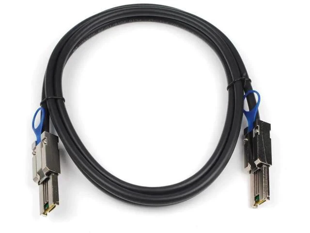 Alt view image 4 of 6 - Mini SAS26P SFF-8088 to SFF-8088 2M 6.6 feet External Cable Attached