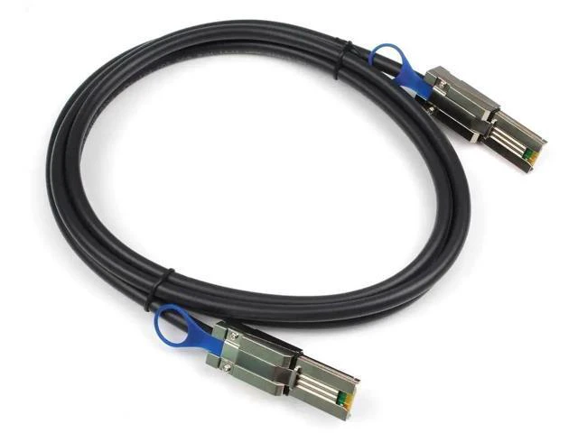 Alt view image 3 of 6 - Mini SAS26P SFF-8088 to SFF-8088 2M 6.6 feet External Cable Attached