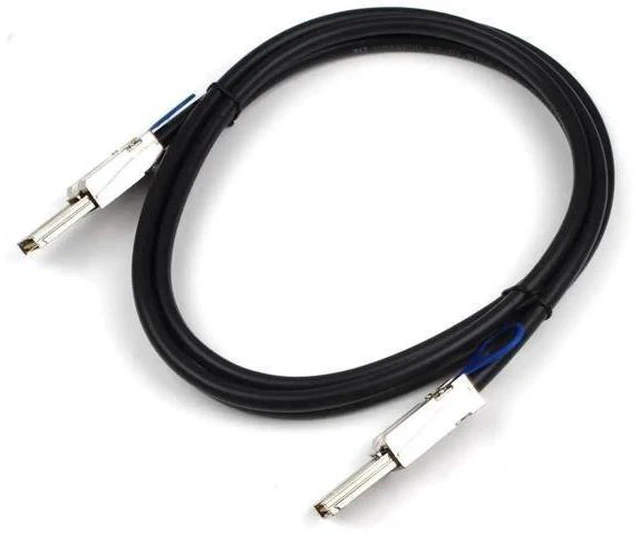 Main image of Mini SAS26P SFF-8088 to SFF-8088 2M 6.6 feet External Cable Attached